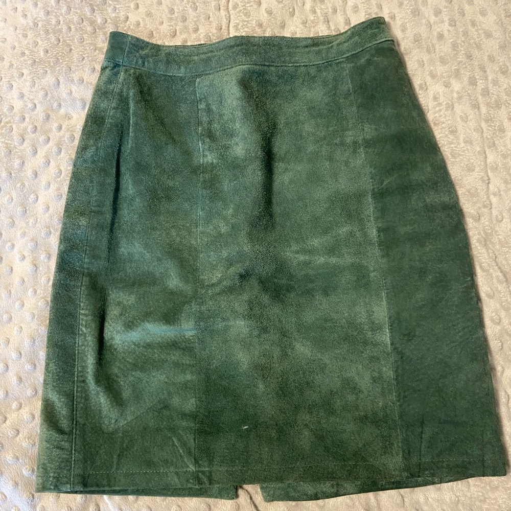 G-iii vintage suede leather skirt